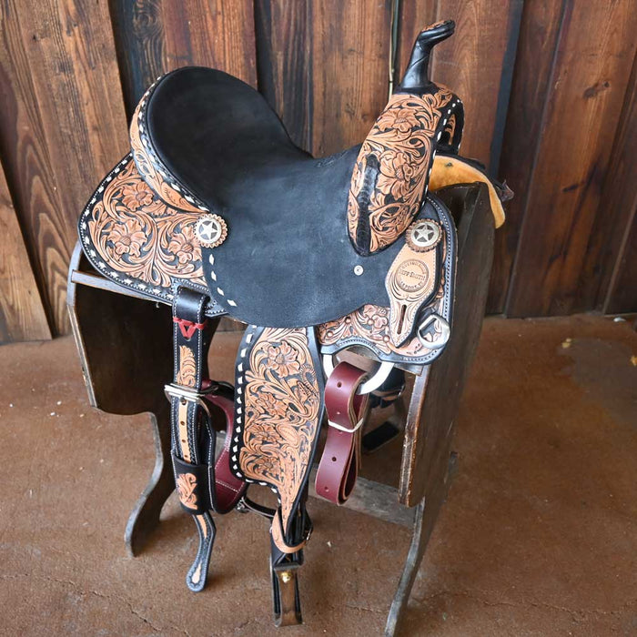 13.5" JEFF SMITH BARREL SADDLE Saddles - New Jeff Smith