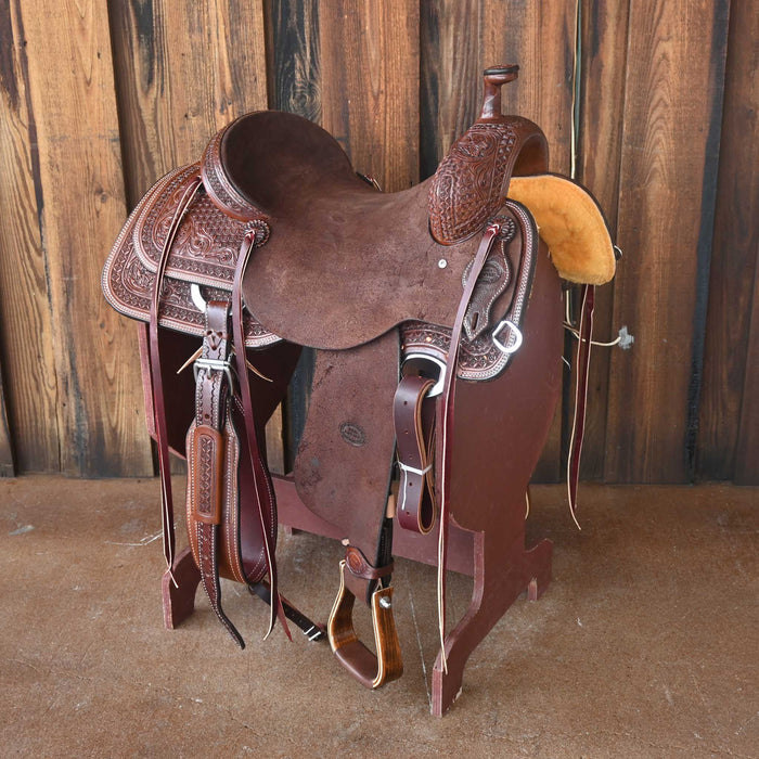 16" TESKEY'S PRO CUTTER RANCH CUTTER SADDLE Saddles - New Teskey's Saddlery