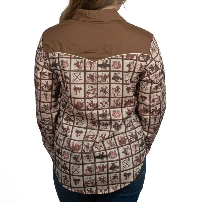 Howdy Hanny Ditzy Daisy Snap Shirt