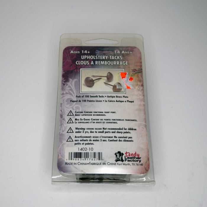 NEW Tandy Leather Smooth Tacks Pck 100 3/4"in Lot Of 2 Sale Barn Teskey's