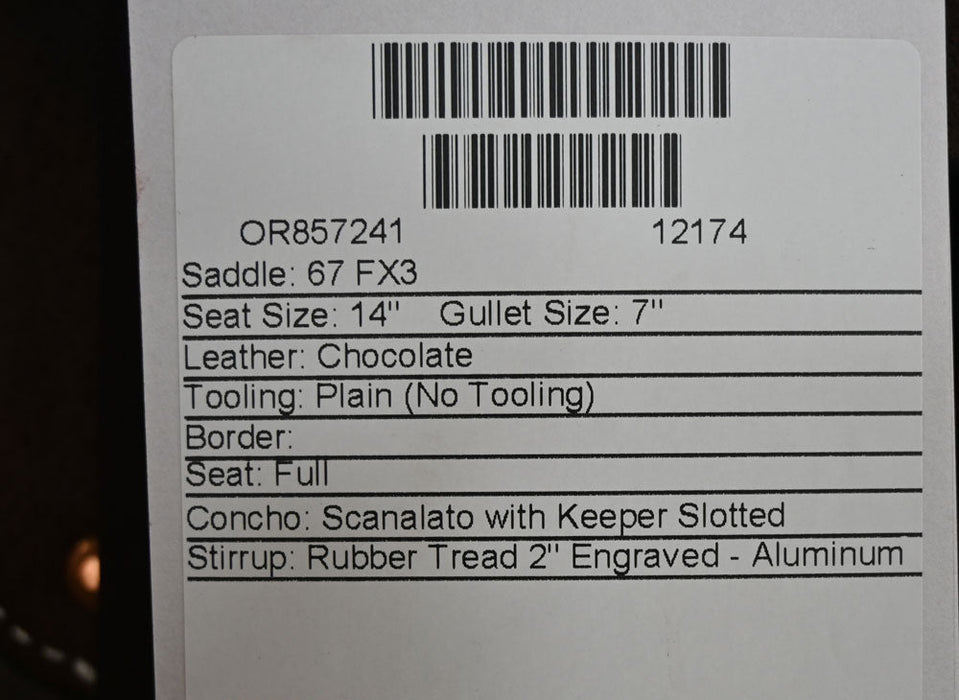 14" MARTIN FX3 BARREL SADDLE Saddles - New Martin Saddlery