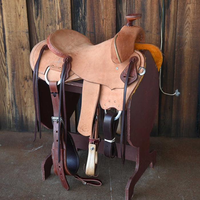 16" AUSTIN VALIMONT HOGG TREE RANCH SADDLE Saddles - New Austin Valimont