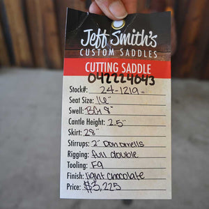 16" DEMO JEFF SMITH CUTTING SADDLE Saddles Jeff Smith   