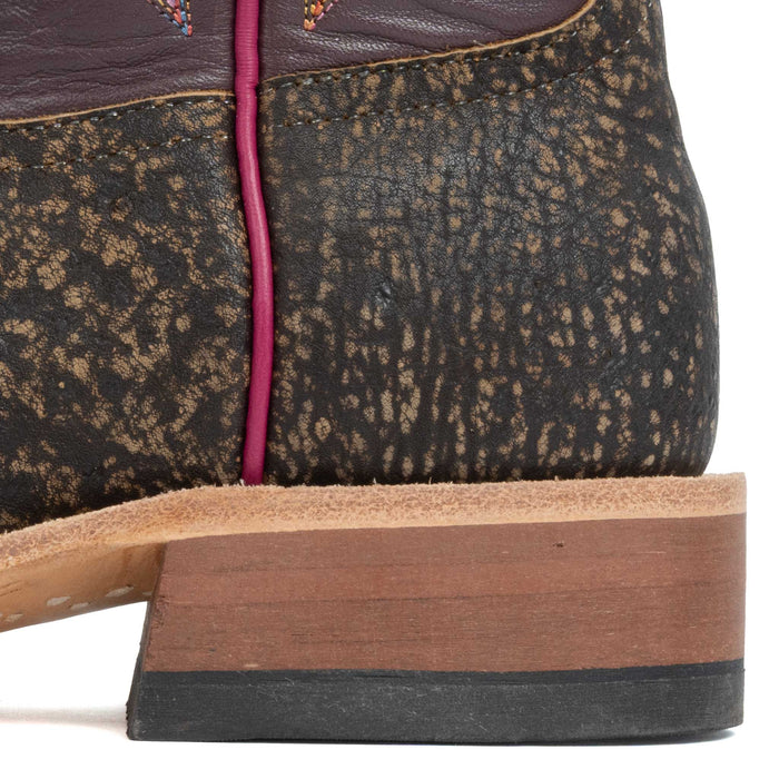 Anderson Bean Women's Rust Safari Giraffe Western Boot