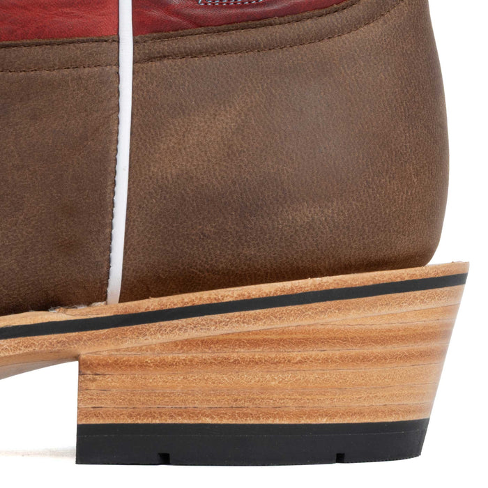 Horse Power Cutter Toe Escarlata Fargo Western Boot