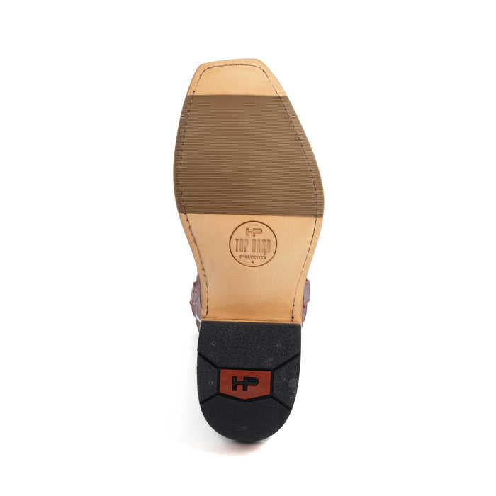 Horse Power Cutter Toe Escarlata Fargo Western Boot
