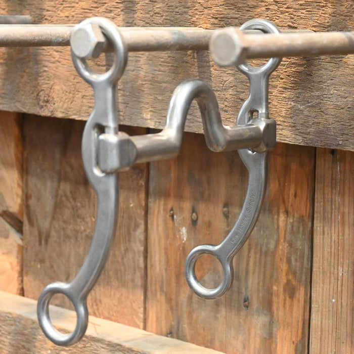 CHS Solid Port Bit Tack - Bits Cow Horse Supply