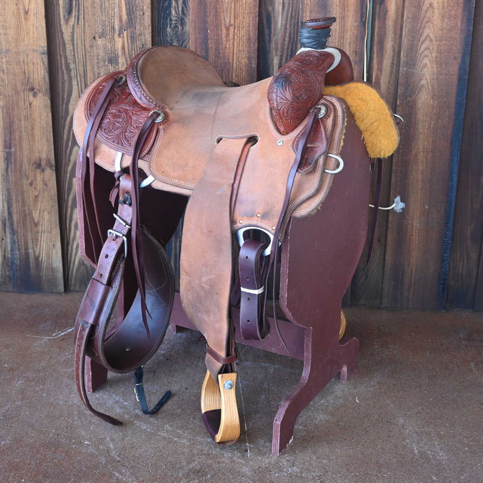 14.5" USED CACTUS RANCH SADDLE Saddles - Used CACTUS SADDLERY