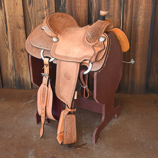 14.5" TESKEY'S CALF ROPING SADDLE Saddles - New Teskey's Saddlery