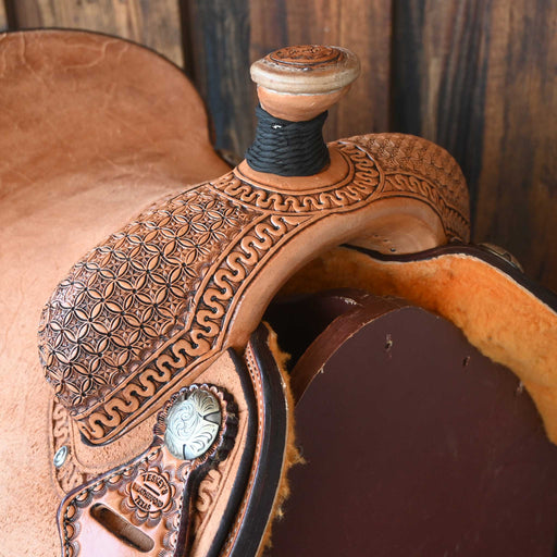 14.5" TESKEY'S CALF ROPING SADDLE Saddles - New Teskey's Saddlery