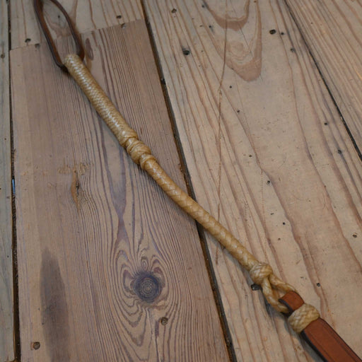 Jose Ortiz 28" 8 Plait Quirt w/Popper Tack - Whips, Crops & Quirts Jose Ortiz