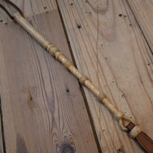Jose Ortiz 28" 8 Plait Quirt w/Popper Tack - Whips, Crops & Quirts Jose Ortiz