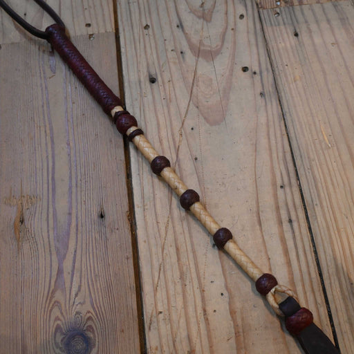 Jose Ortiz 29" 8 Plait Quirt w/Popper Tack - Whips, Crops & Quirts Jose Ortiz