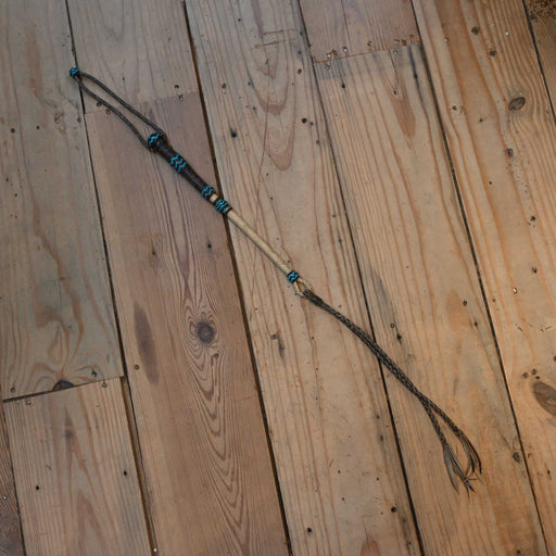 Jose Ortiz 28" 12 Plait Quirt w/Popper Tack - Whips, Crops & Quirts Jose Ortiz