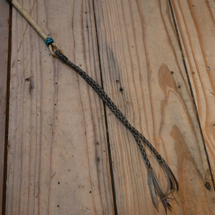 Jose Ortiz 28" 12 Plait Quirt w/Popper Tack - Whips, Crops & Quirts Jose Ortiz