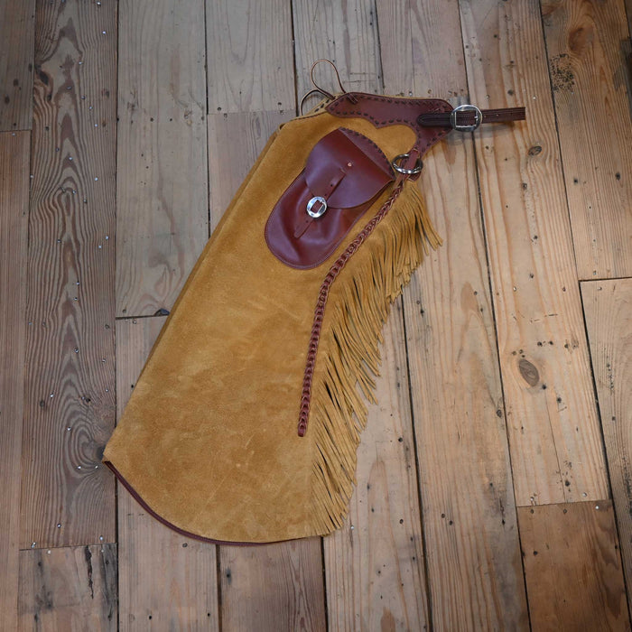 Teskey's Roughout Versatility Shotgun Chaps Tack - Chaps & Chinks Teskeys