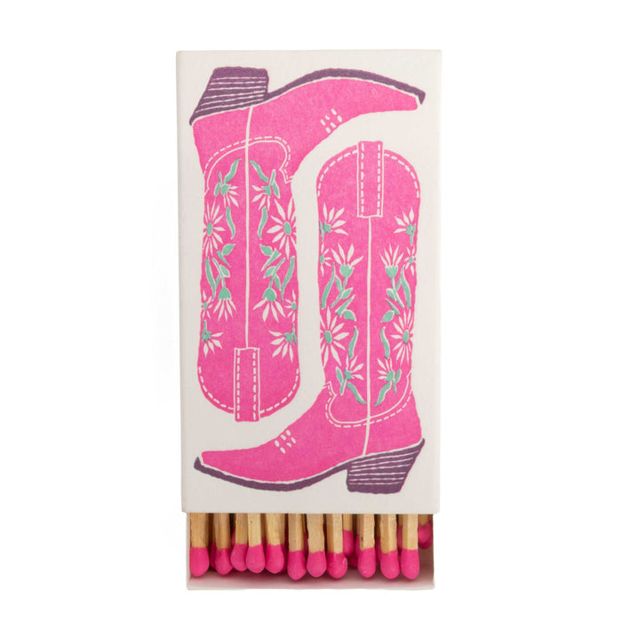 Pink Cowgirl Boots Safety Matches