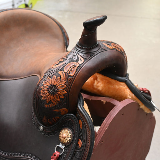 15" CIRCLE Y SUNFLOWER FLEX2 TRAIL SADDLE Saddles - New Circle Y Saddlery