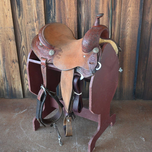 14" USED TAD SANDERS BARREL SADDLE Saddles - Used Tad Sanders