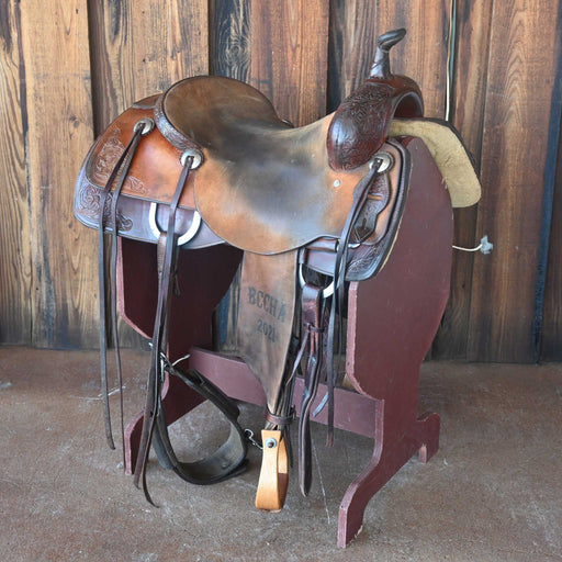 16" USED LUKE LANE CUTTING SADDLE Saddles - Used Luke Lane