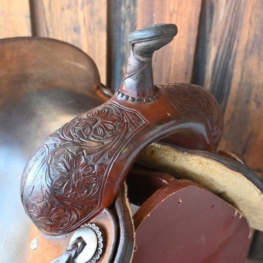 16" USED LUKE LANE CUTTING SADDLE Saddles - Used Luke Lane