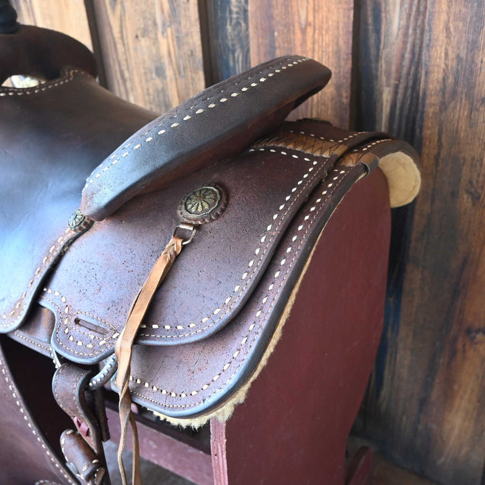 15" USED COWBOY CLASSIC TEAM ROPING SADDLE Saddles - Used Cowboy Classic Saddlery