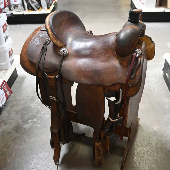 16.5" USED TESKEY'S RANCH SADDLE Saddles - Used Teskey's Saddlery