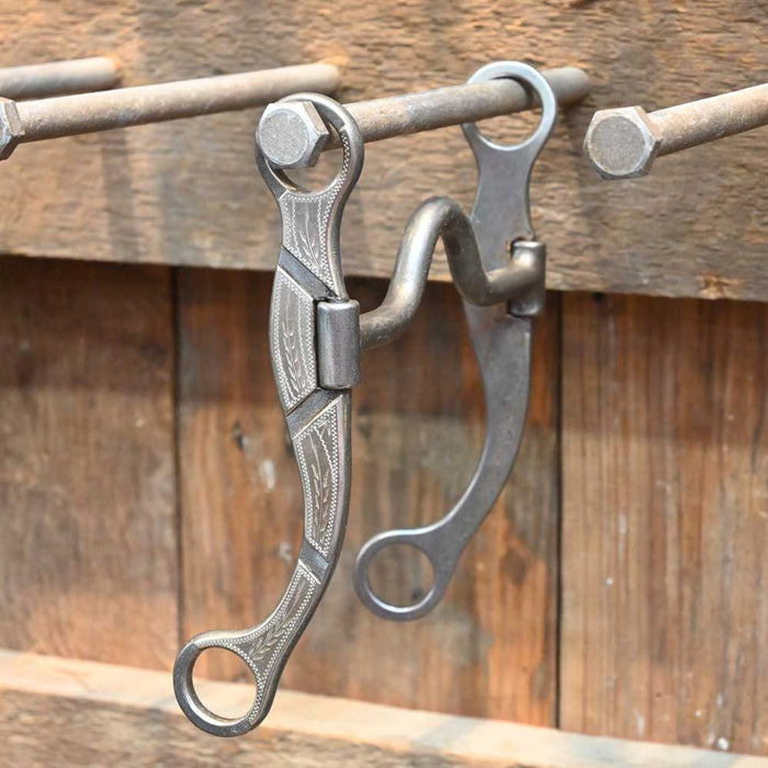 Josh Ownbey Cowboy Line Silver Mounted - Solid Port Bit JO070 Tack - Bits Josh Ownbey