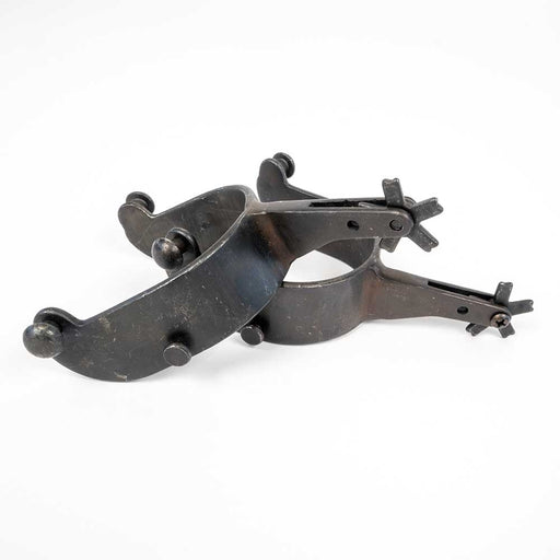 Formay Black Men's 22 1/2D Bull Spurs Tack - Spurs Formay