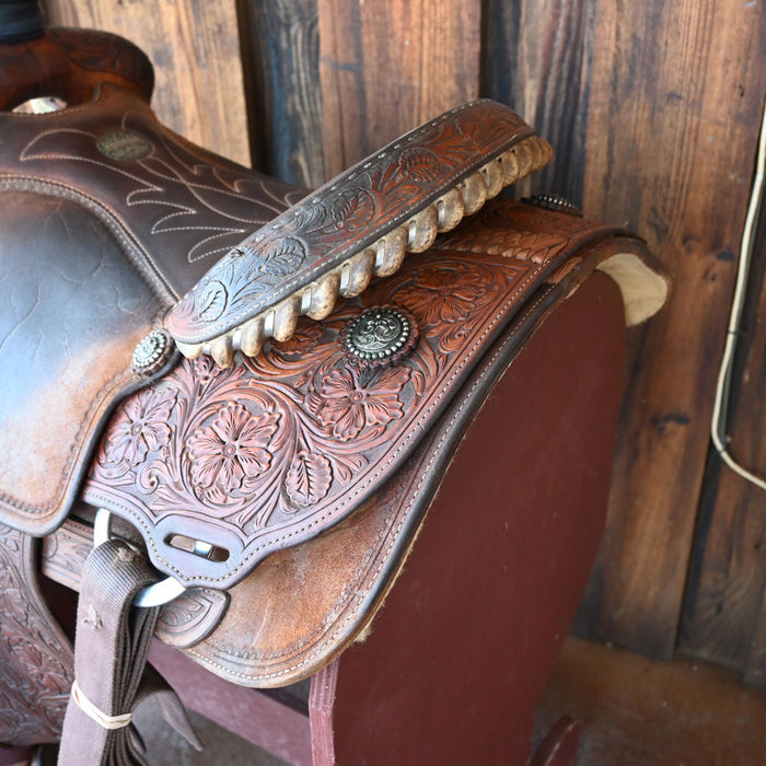 15.5" USED MARTIN ROPING SADDLE Saddles - Used Martin Saddlery
