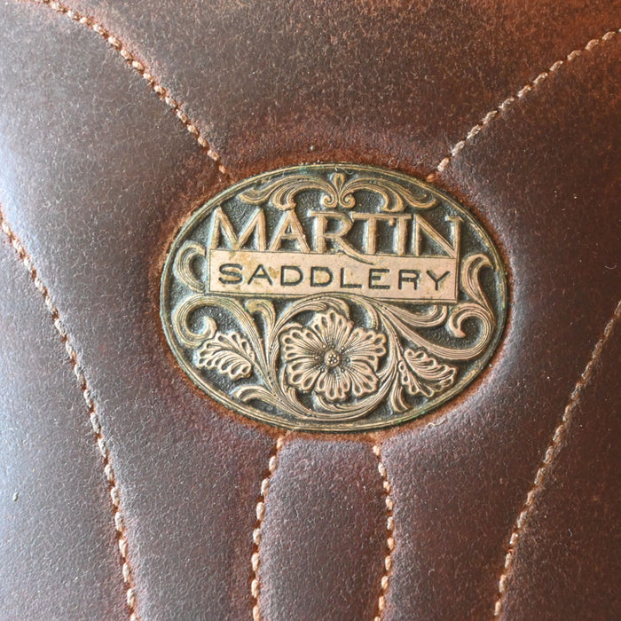 15.5" USED MARTIN ROPING SADDLE Saddles - Used Martin Saddlery
