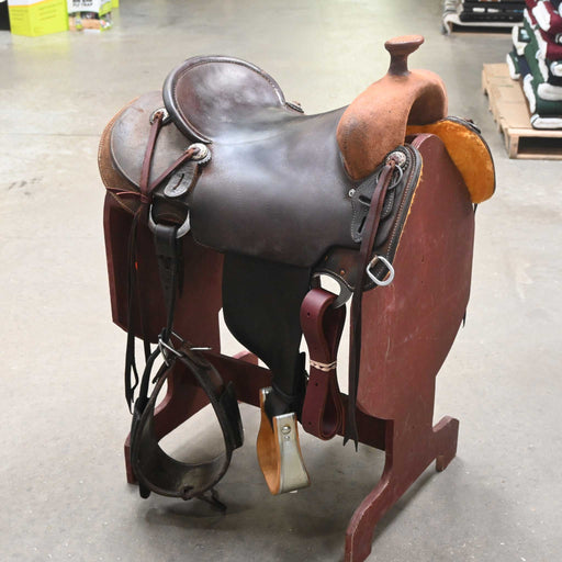 16" USED CACTUS RANCH SADDLE Saddles - Used CACTUS SADDLERY