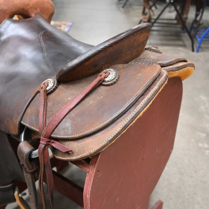 16" USED CACTUS RANCH SADDLE Saddles - Used CACTUS SADDLERY
