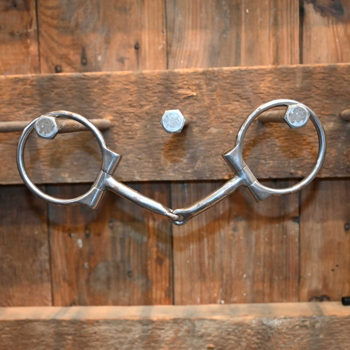 D-Ring Smooth Snaffle w/ Copper Inlay Bit