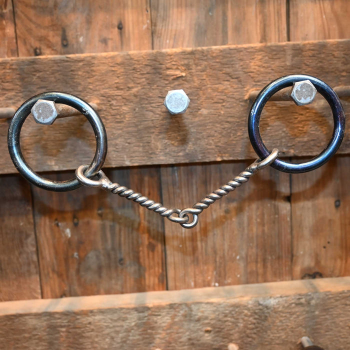 Pat Stevens O-Ring Straight Twisted Wire Snaffle Bit 1631 Tack - Bits Pat Stevens