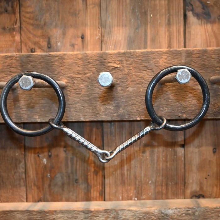Pat Stevens O-Ring Rebar Snaffle Bit 1632 Tack - Bits Pat Stevens