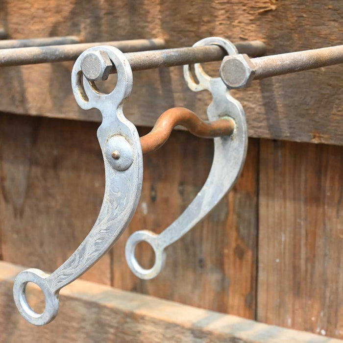 Low Copper Port with Aluminum Shanks Bit TI0519 Tack - Bits MISC