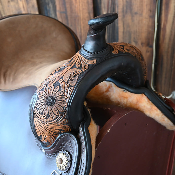 15" CIRCLE Y SUNFLOWER FLEX2 TRAIL SADDLE Saddles - New Circle Y Saddlery