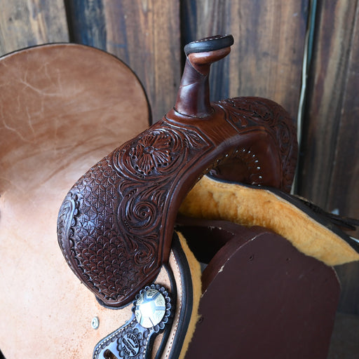 14" TESKEY'S BARREL SADDLE Saddles - New Teskey's Saddlery