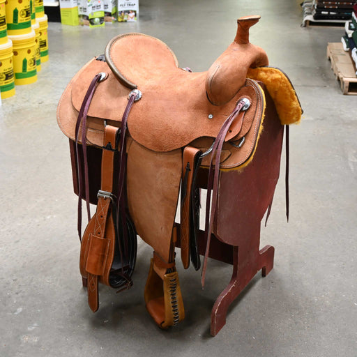 15.5" BRAZOS RIVER RANCH SADDLE Saddles - New Brazos River Saddlery