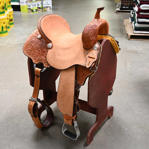 15.5" TESKEY'S BARREL SADDLE Saddles - New Teskey's Saddlery