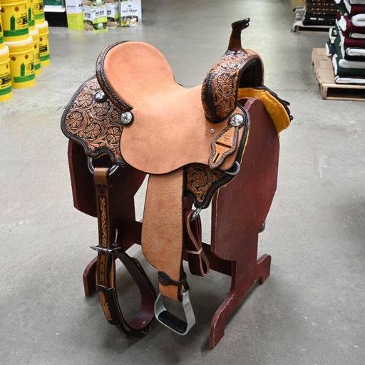 15" TESKEY'S BARREL SADDLE Saddles - New Teskey's Saddlery