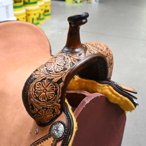 15" TESKEY'S BARREL SADDLE Saddles - New Teskey's Saddlery