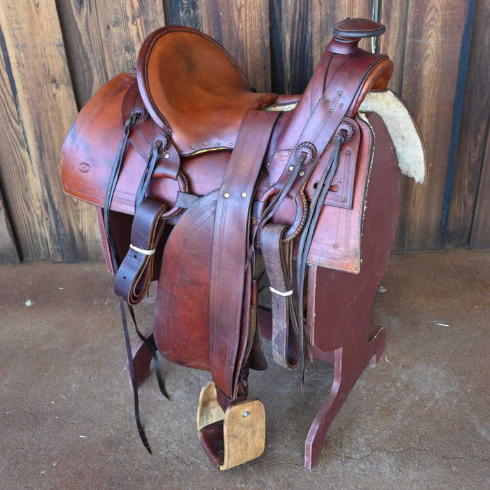 15" USED D. CARRICO MULE SADDLE Saddles - Used D.CARRICO