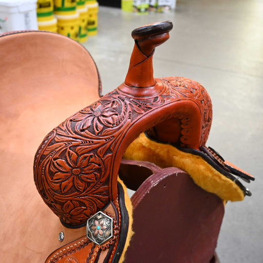 15.5" TESKEY'S BARREL SADDLE Saddles - New Teskey's Saddlery