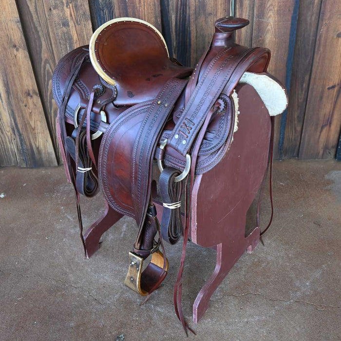 14.5" USED MARC OLIVER MULE SADDLE Saddles - Used MARC OLIVER SADDLERY