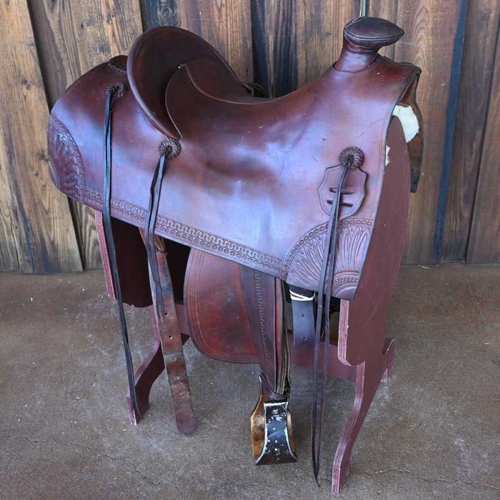 16.5" USED MULE SADDLE Saddles - Used SHOPMADE