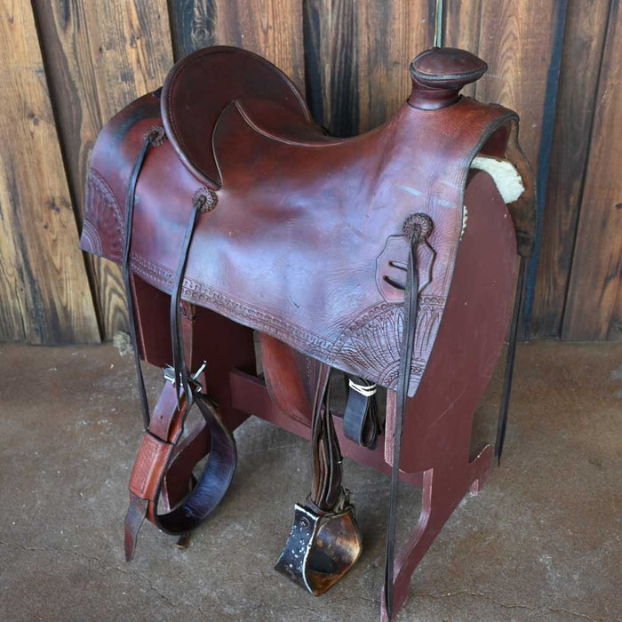 16.5" USED MULE SADDLE Saddles - Used SHOPMADE