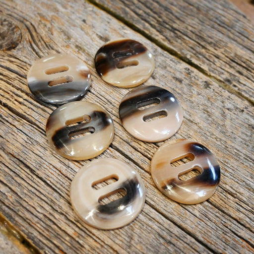 Cow Horn 1 1/4" Concho Set Tack - Conchos & Hardware MISC