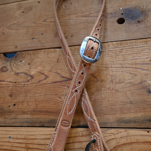 Johnson's Leather 3/4" Split Ear Headstall Tack - Headstalls Johnson's Leather